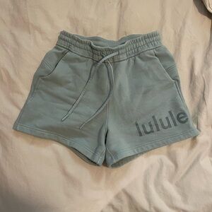 lululemon athletica light blue Women's Athletic Shorts
